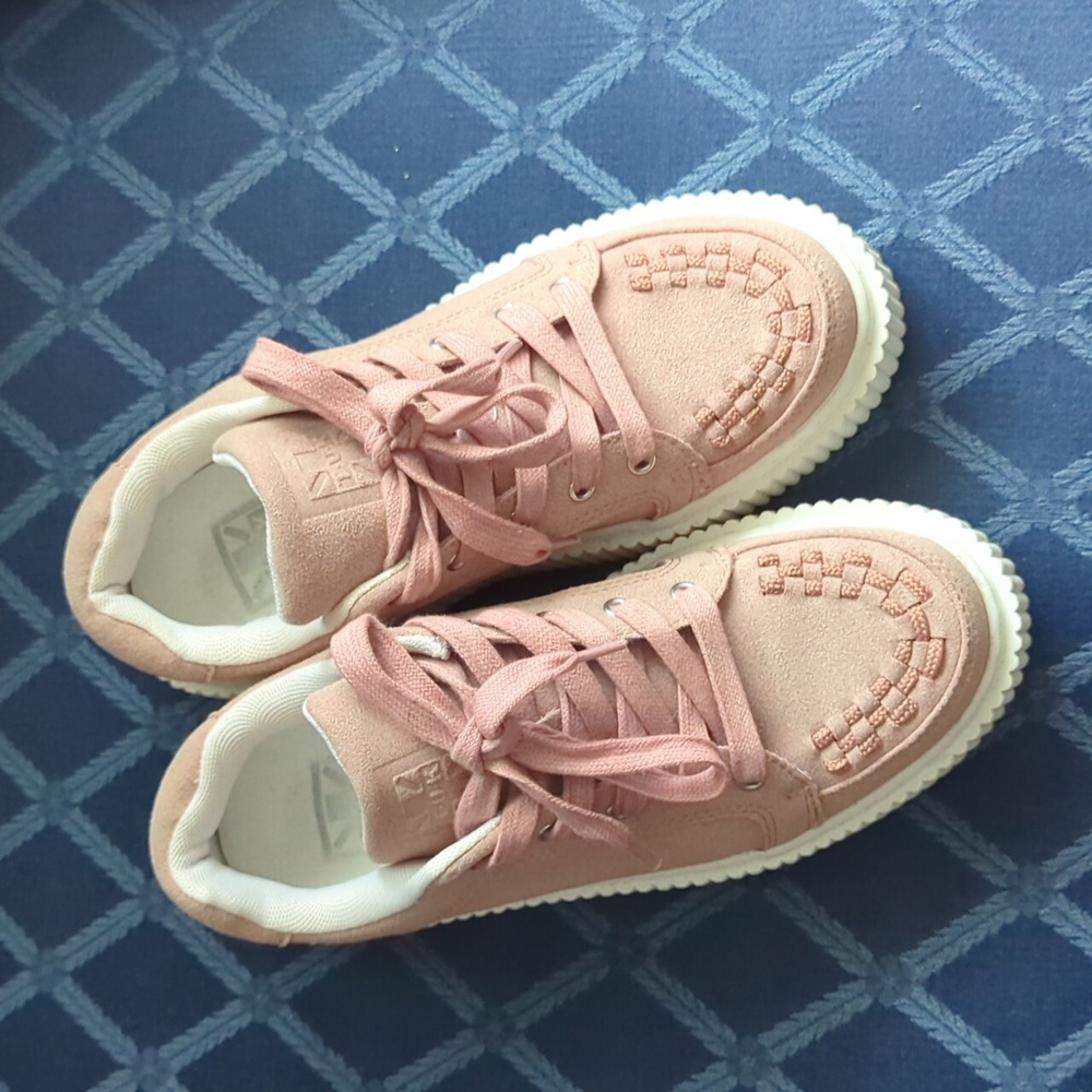 T.u.k pink casbah creeper sneakers size 8